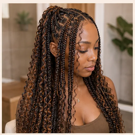 Large boho braids