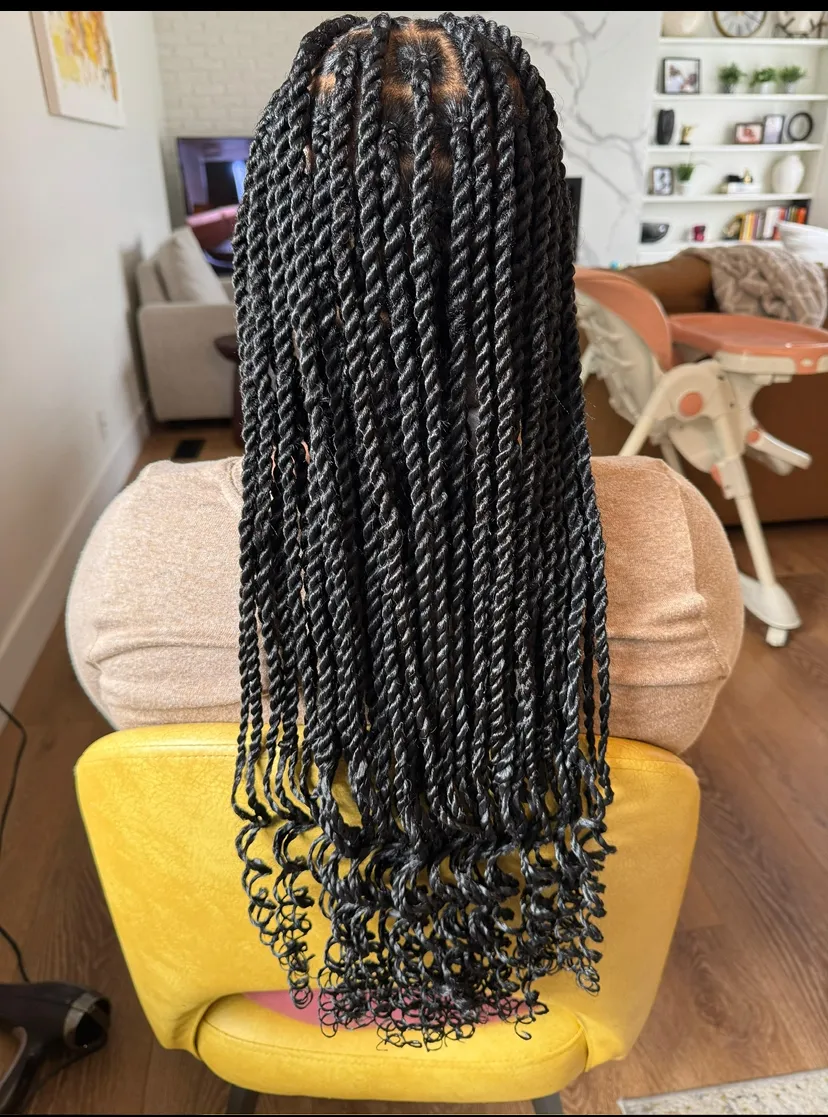 Large-Medium senegalese twists