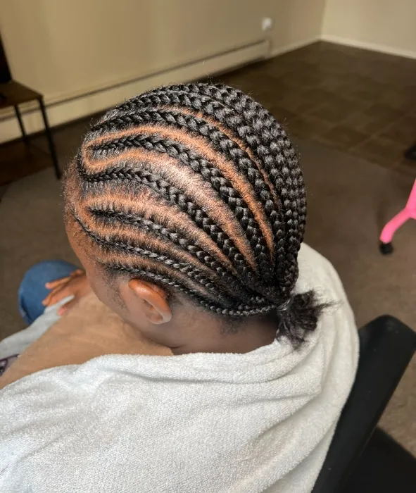 Wig cornrows 2